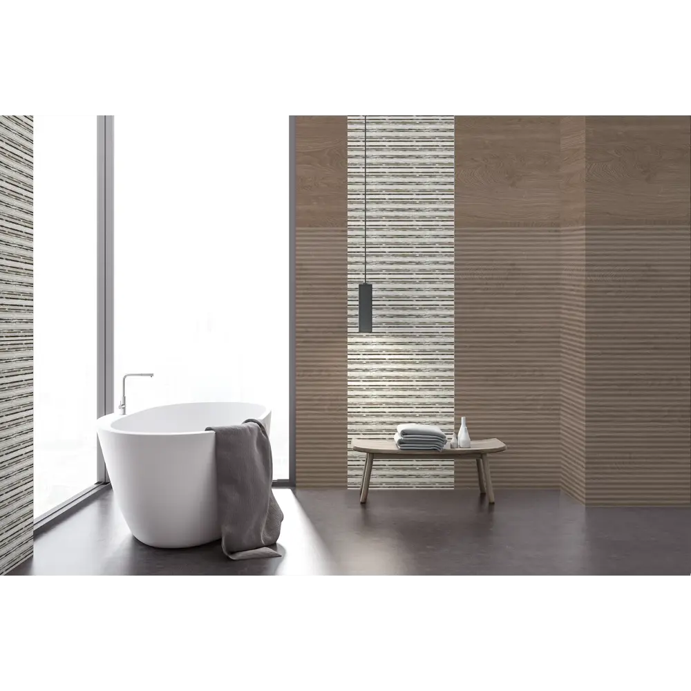 Вставка настенная Axima Тасмания D3 30x60 см глянцевая цвет полоски STLM-2080610 - Вид №3