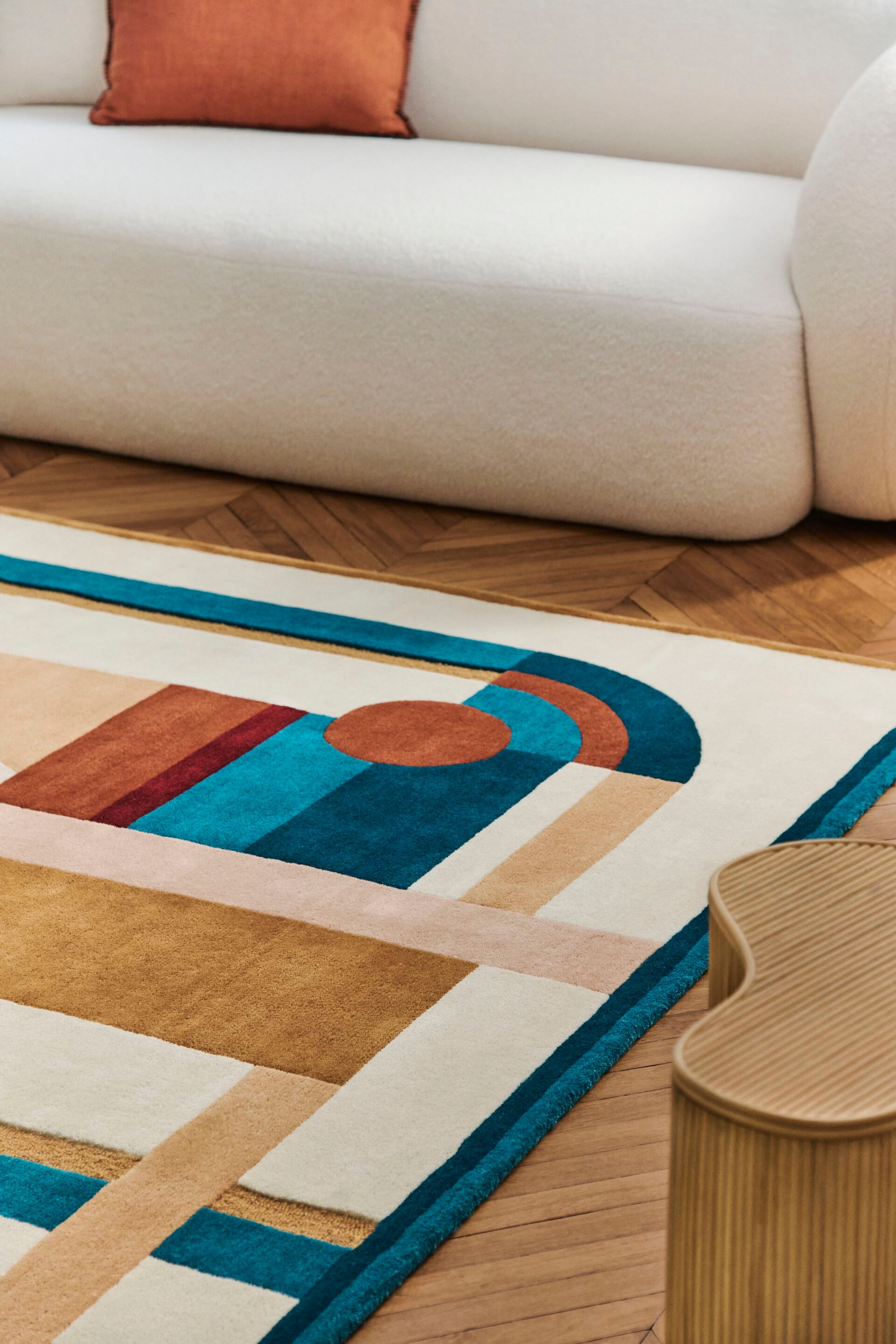 Шерстяной ковер с рисунком Toulemonde Bochart HACIENDA ARCH-00021550 - Вид №2