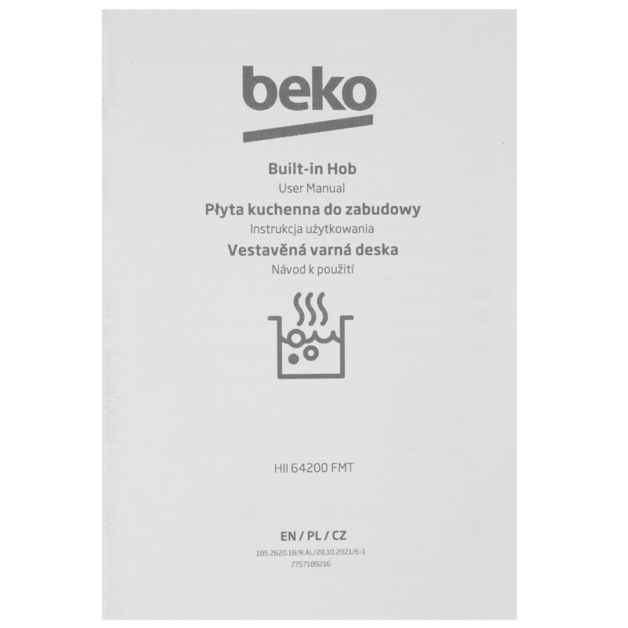 5324240 Индукционная варочная поверхность Beko HII 64200 FMT STDN-0141688 - Вид №6