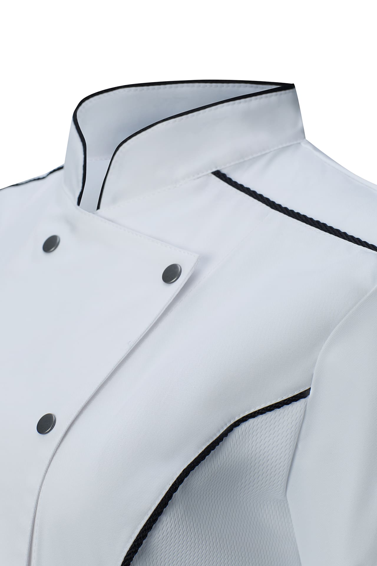 67689 Китель поварской женский цвет white (белый) RICON  Одежда для поваров  размер 46 (M)  - Вид №3