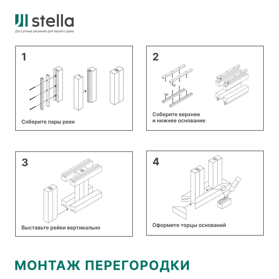 Интерьерная рейка МДФ Stella Бриона Light Дуб Сонома 16*40*900 (уп.8шт.) STSR-790 - Вид №4