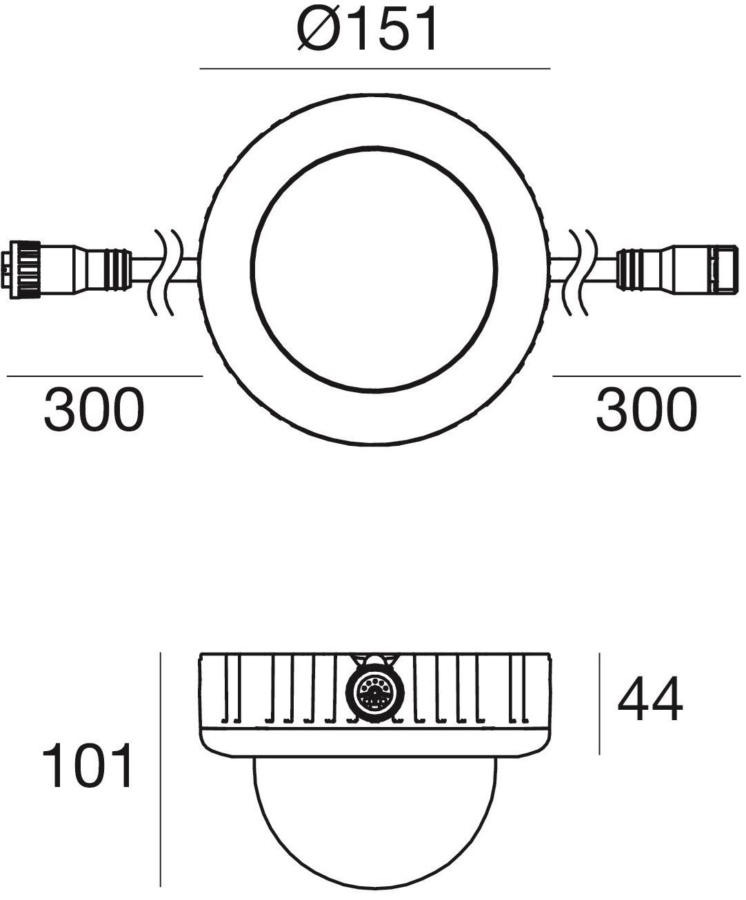 Linea Light Group Бра для наружного освещения из алюминия и стекла sun-id-1452044 - Вид №2