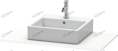 XS060E01818 XSquare Консоль Белый матовый, декор Duravit