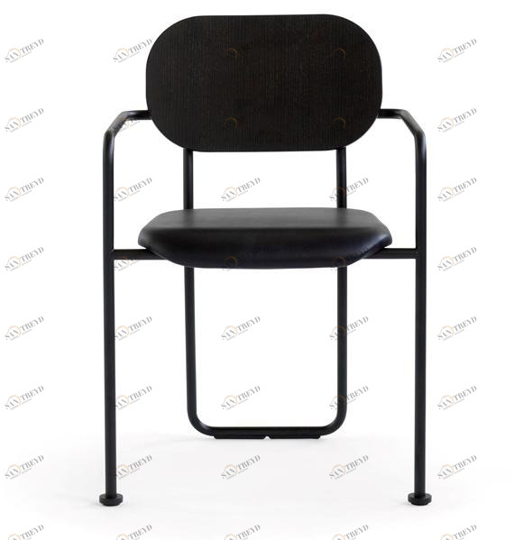 Blå Station Мягкое кожаное кресло с подлокотниками Åhus Bla Station sun-id-1485221