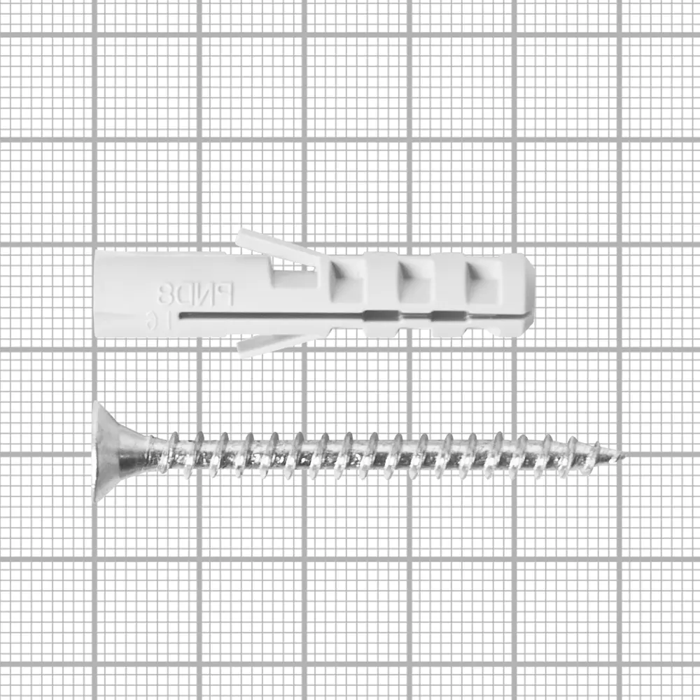 Дюбель нейлоновый STANDERS PND 8×40 мм с шурупами 5×50 мм, 200 комплектов 83387770 STLM-0040720 - Вид №4