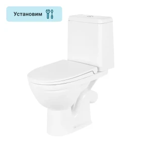 Унитаз-компакт Sensea Симпл косой выпуск двойной слив 82206433 STLM-2178373