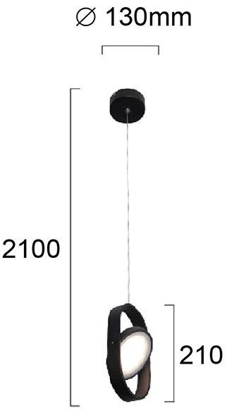 Terzo Light Светодиодный подвесной светильник из алюминия  V4220300, v4220301  - Вид №2