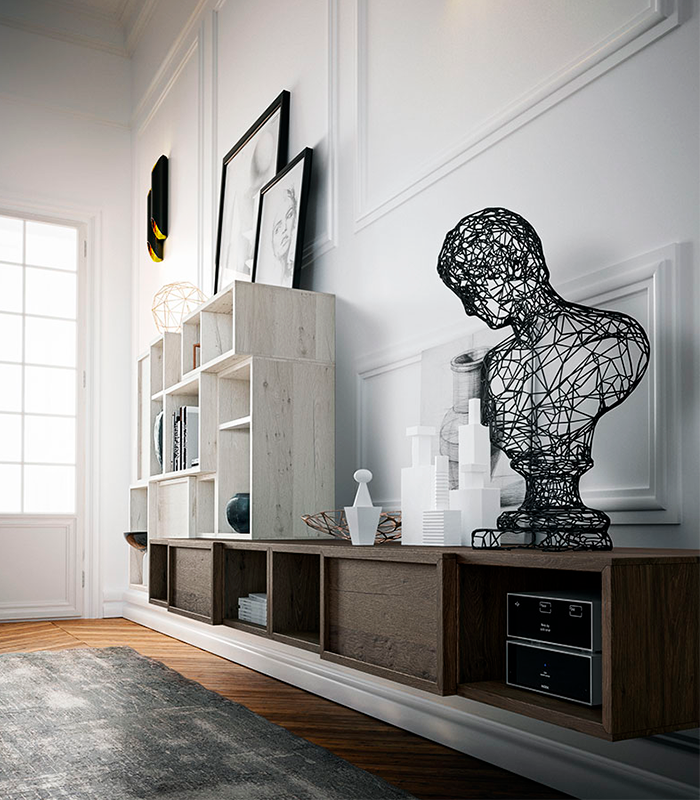 Композиция из модулей  CALLESELLA Сomposizione 01/1 COCO