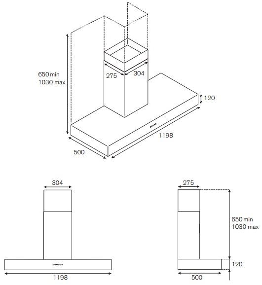 Bertazzoni Настенная вытяжка со встроенным освещением Master sun-id-1346048 - Вид №1