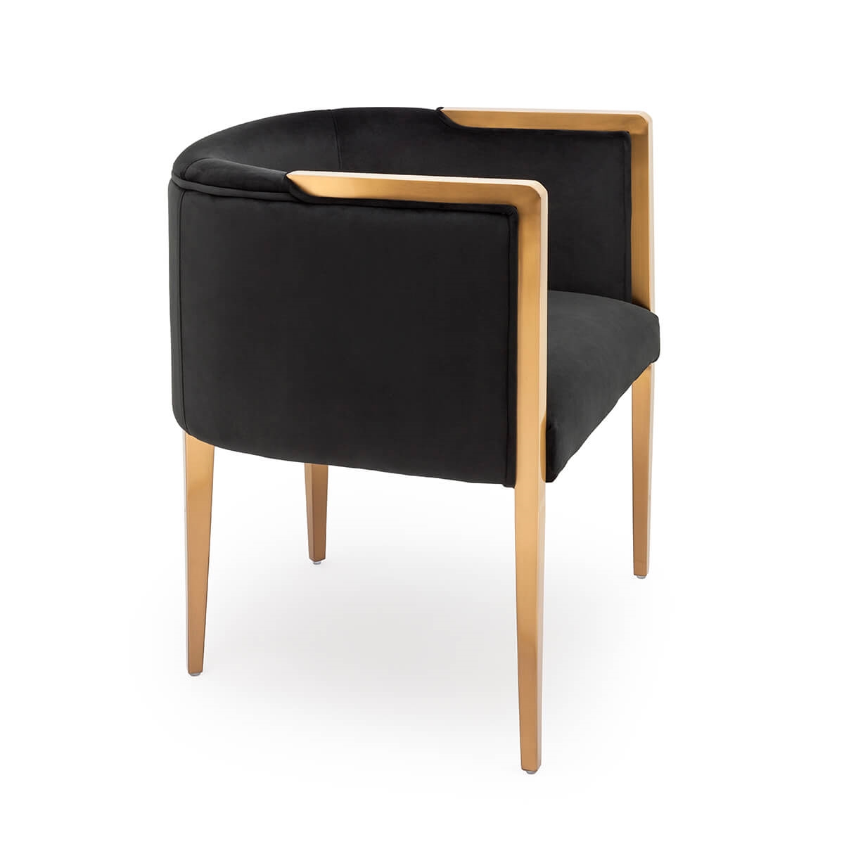 700421-90 ABHIKA СТУЛ GARDA ROUND MATT BLACK  - Вид №1