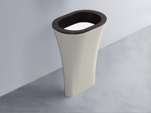 AMLA65-LV+AMPILO-BL+AMCOLO-TL Раковина Amedeo Ovale отдельностоящая cielo Enjoy + Amedeo