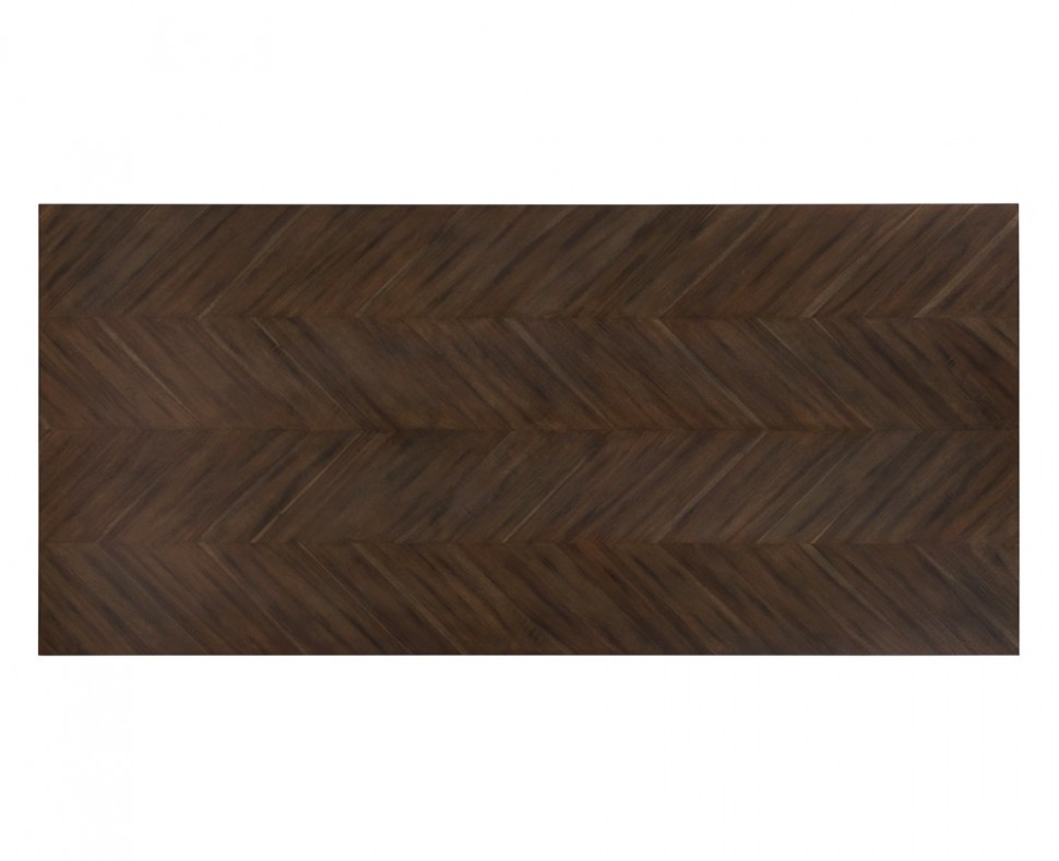 Обеденный стол деревянный прямоугольный 220 см коричневый Irish ICON DESIGNE  178133 Коричневый  - Вид №2