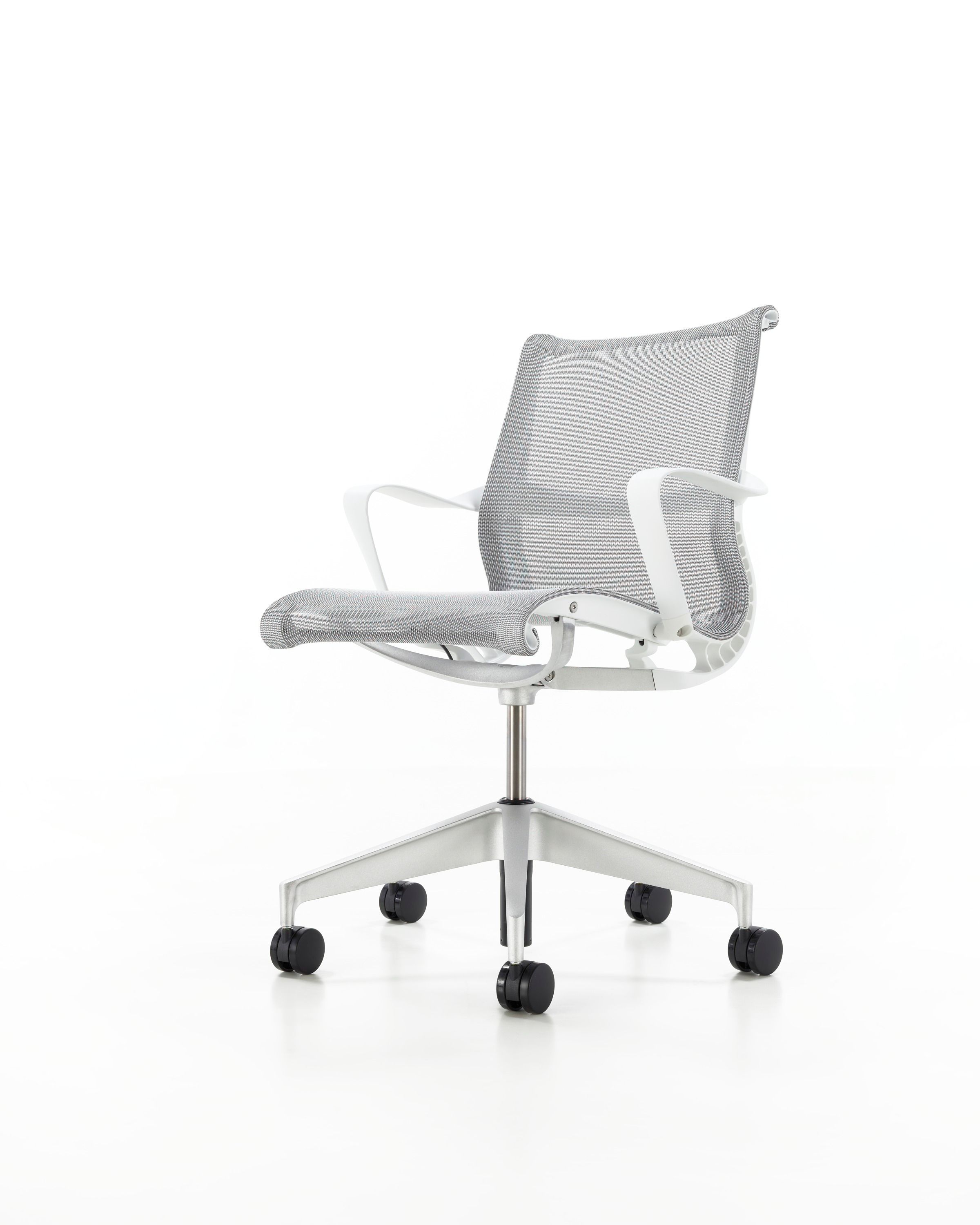 Эргономичный поворотный тканевый офисный стул с подлокотниками Herman Miller Setu ARCH-00086992 - Вид №43