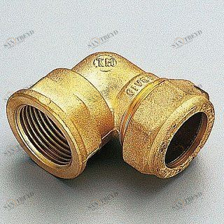 Угол ВР 15 x 1/2" обжим TIEMME 1000016