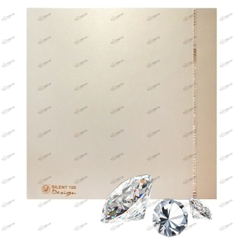 Накладной вентилятор Soler Palau SILENT-100 CZ IVORY DESIGN SWAROVSKI 5210625500