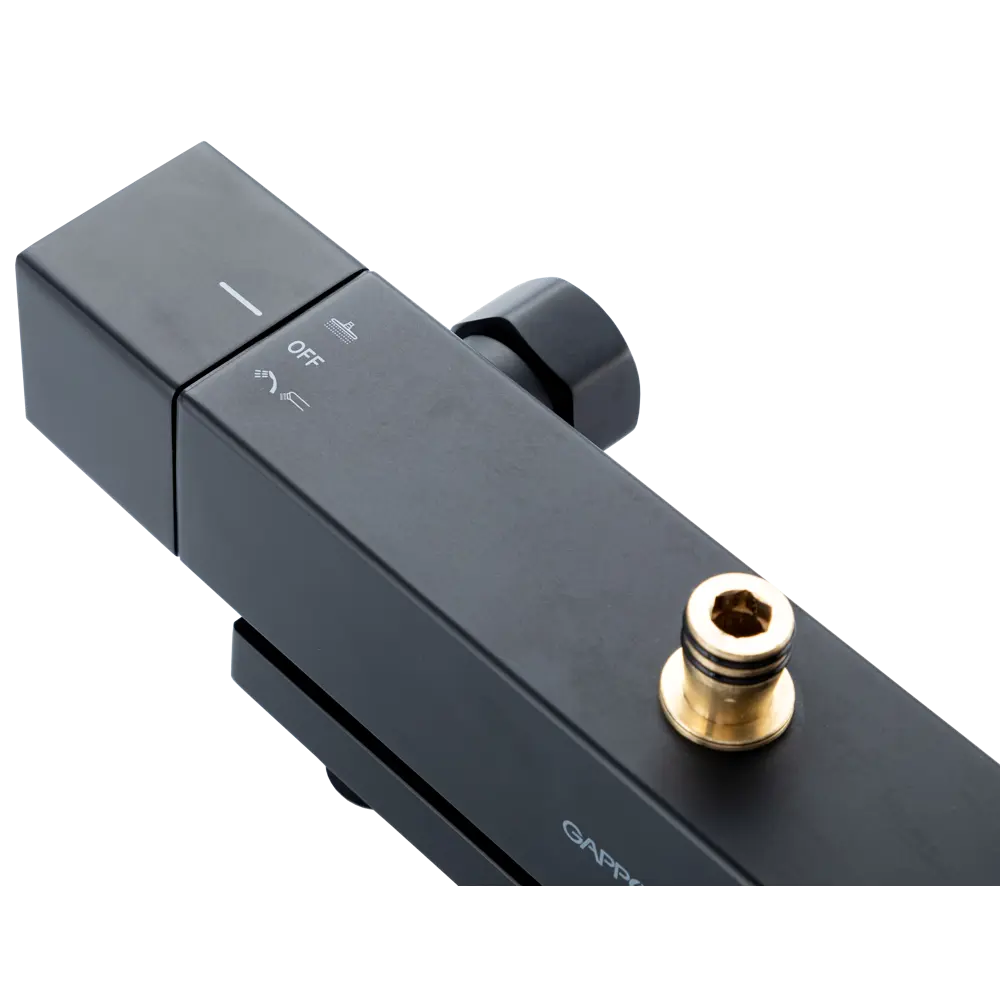 Душевая система Gappo Eder с термостатом и верхним душем 89400934 STLM-1573000 - Вид №5