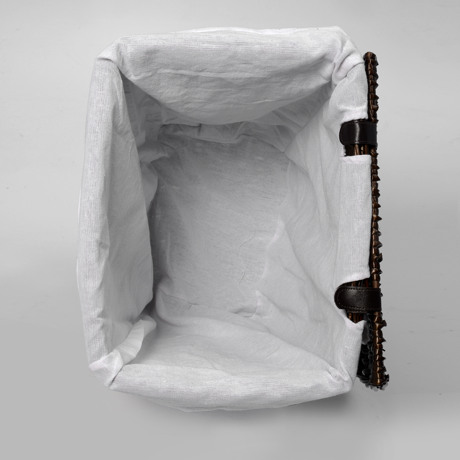 WB-130-M Isar Плетеная корзина для белья с крышкой WasserKRAFT  - Вид №6