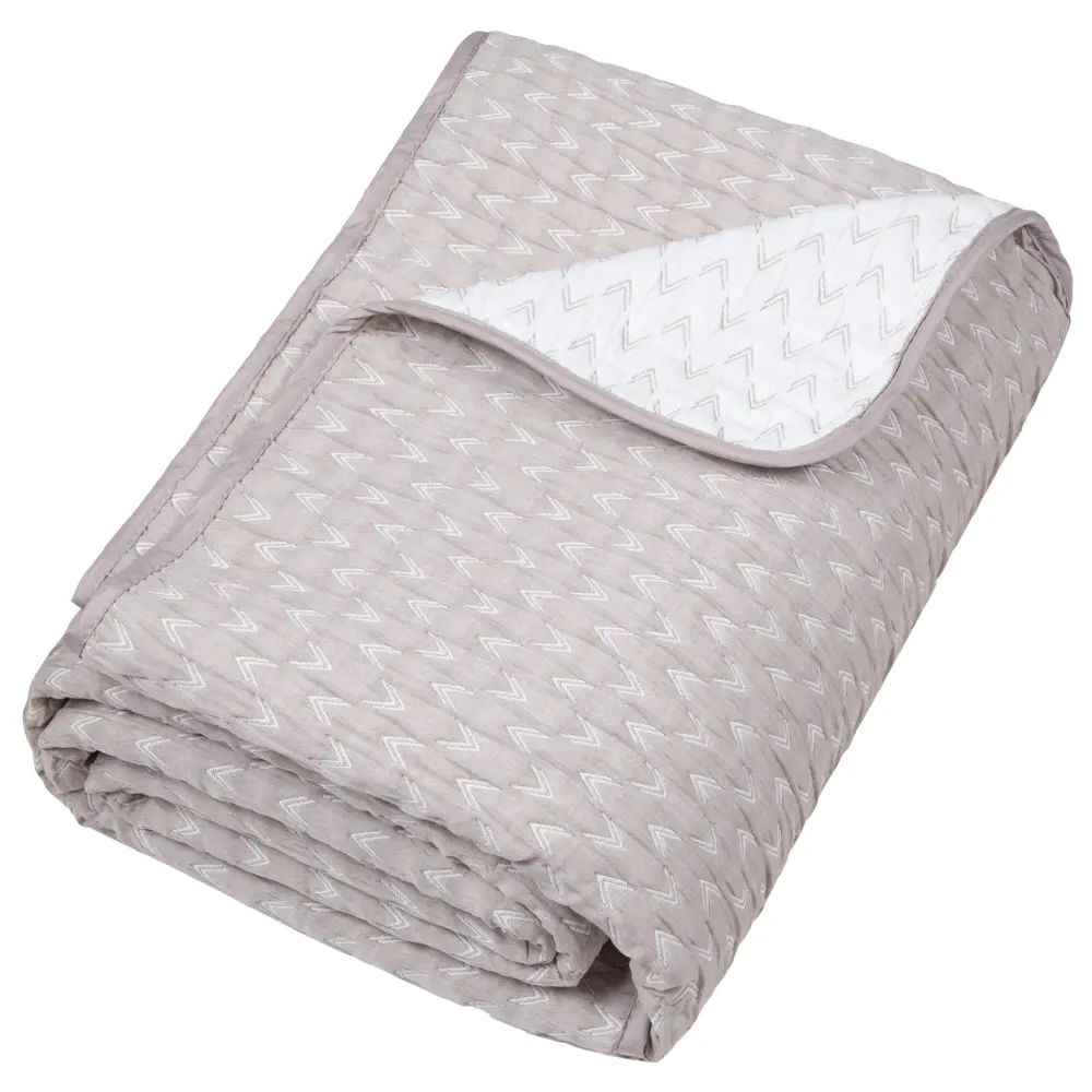 Покрывало Мона 200x250 см микрофибра цвет бежевый СТОЛИЦА ТЕКСТИЛЯ STLM-2095820 - Вид №1