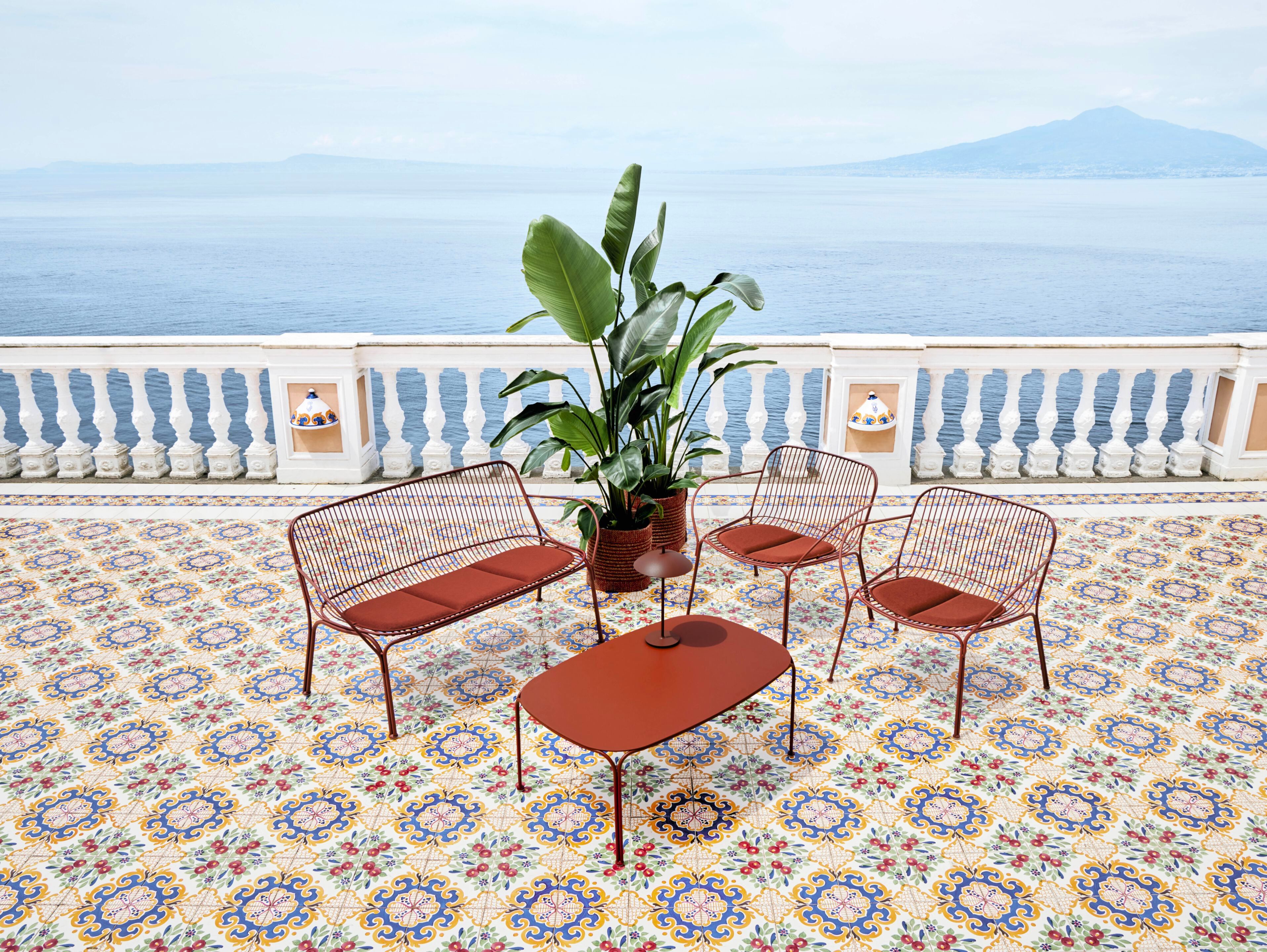 2-местный оцинкованный стальной садовый диван Kartell Hiray ARCH-00136181 - Вид №7