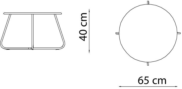 Vermobil Круглый металлический садовый столик Desiree sun-id-1474361 - Вид №10