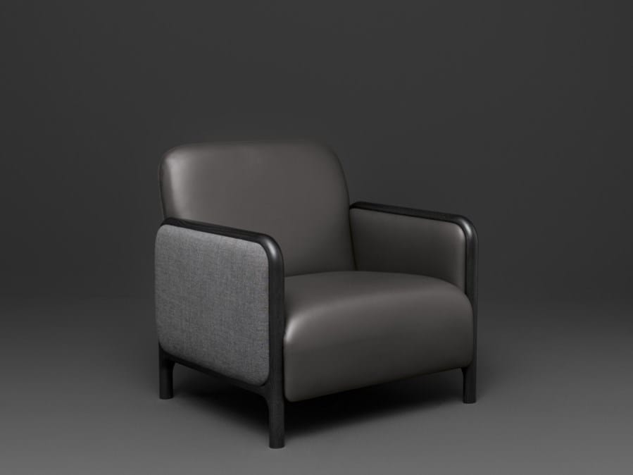 Кожаное кресло с подлокотниками PIAVAL CAMEO-Contract ARCH-00057836 - Вид №2