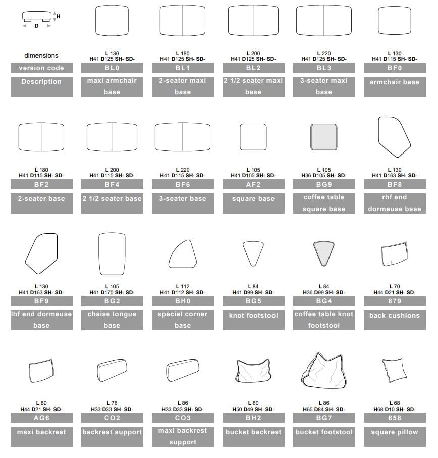 Модульный тканевый диван Calia Italia Superior ARCH-00145759 - Вид №7