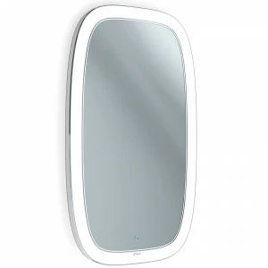 Зеркало в ванную овальное белое с подсветкой 52х90 см Matrix ALAVANN MATRIX 303977 Белый