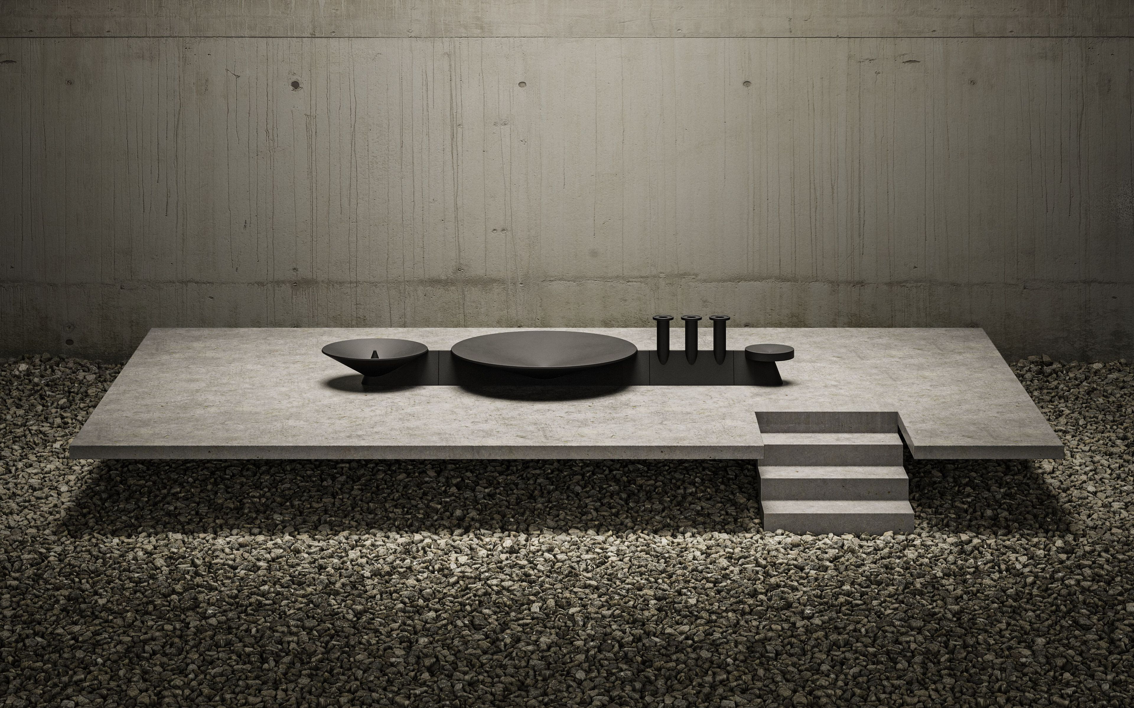 Бетонные подсвечники PULKRA Compage ARCH-00102429 - Вид №4