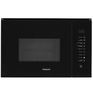 9106606 Встраиваемая микроволновая печь Hotpoint MF25G BL H черный STDN-0052125