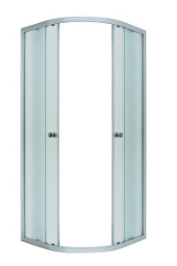 У02545 Шторка для поддона BELLA 90х90х185 белый 1 Marka 