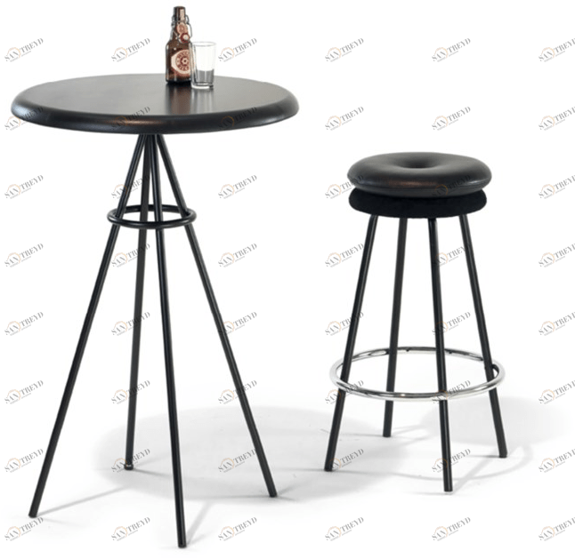 Richard Lampert Круглый высокий стол из стали и дерева Tom sun-id-1478523