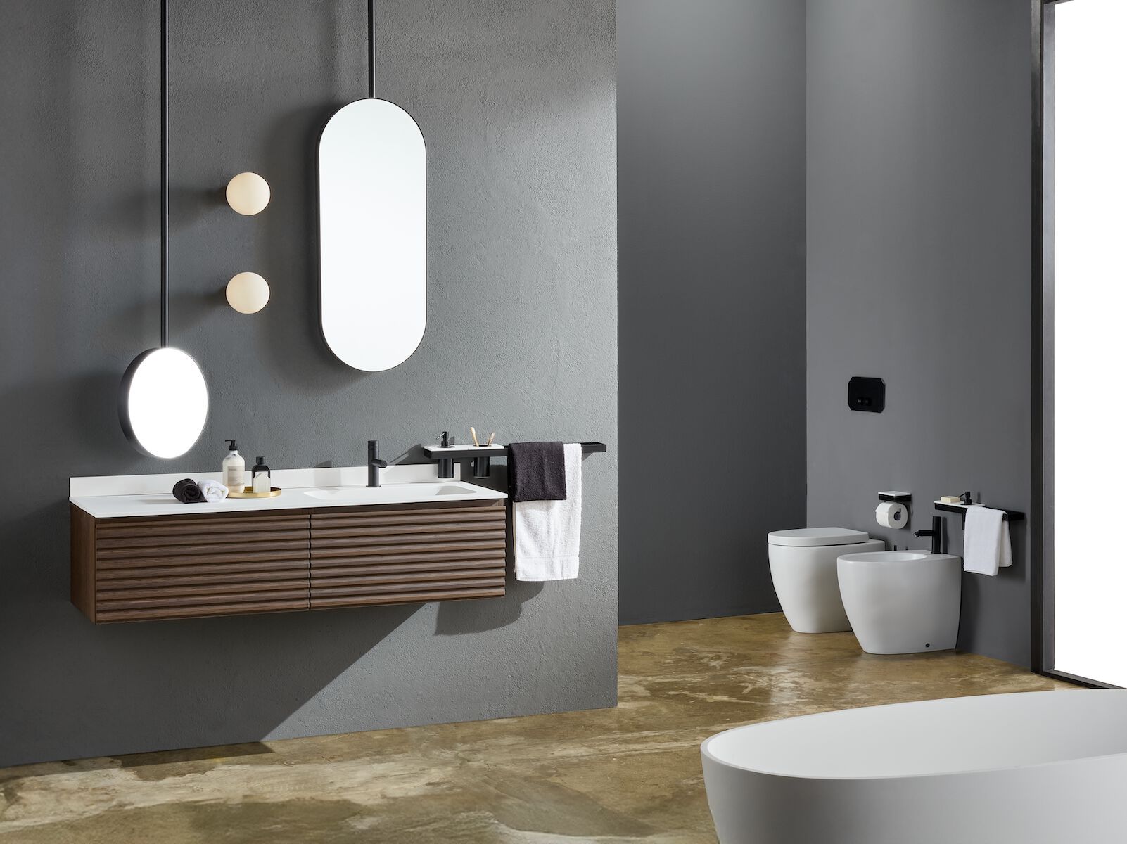 Полная мебель для ванной комнаты Gaia Mobili Contemporary ARCH-00035334