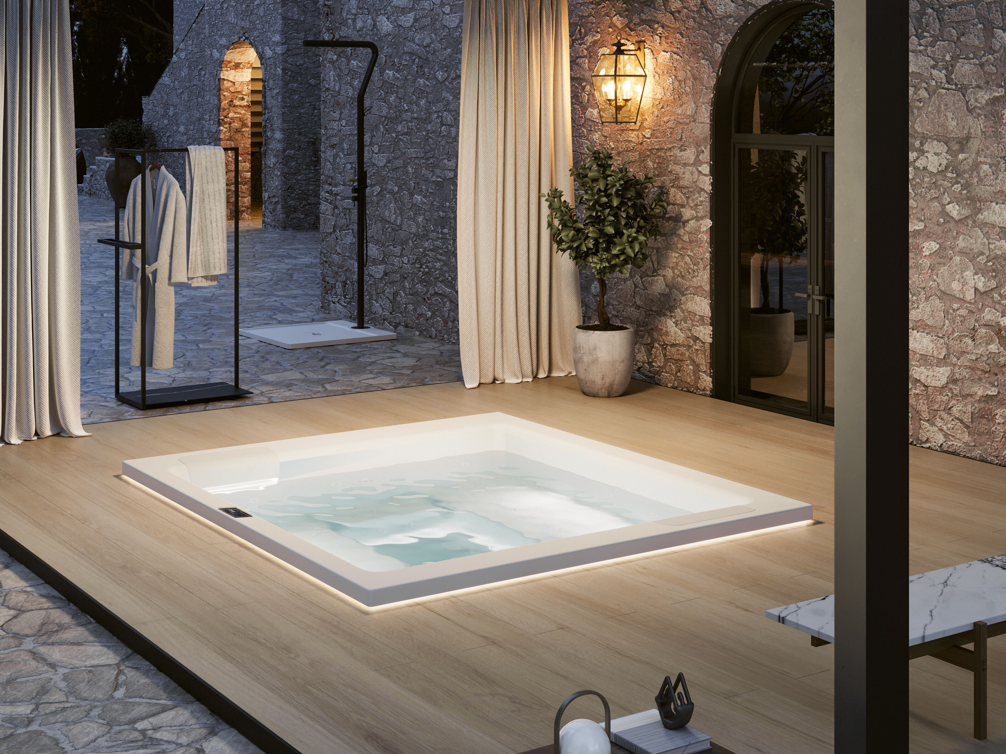 4/5 местный прямоугольный встраиваемый мини-бассейн DISENIA HELBA 240 ARCH-00141741