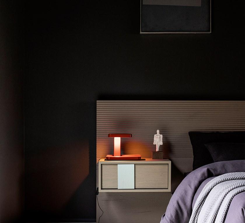 Devina Nais Прямоугольная прикроватная тумба из массива дерева с ящиками sun-id-1450752 - Вид №1