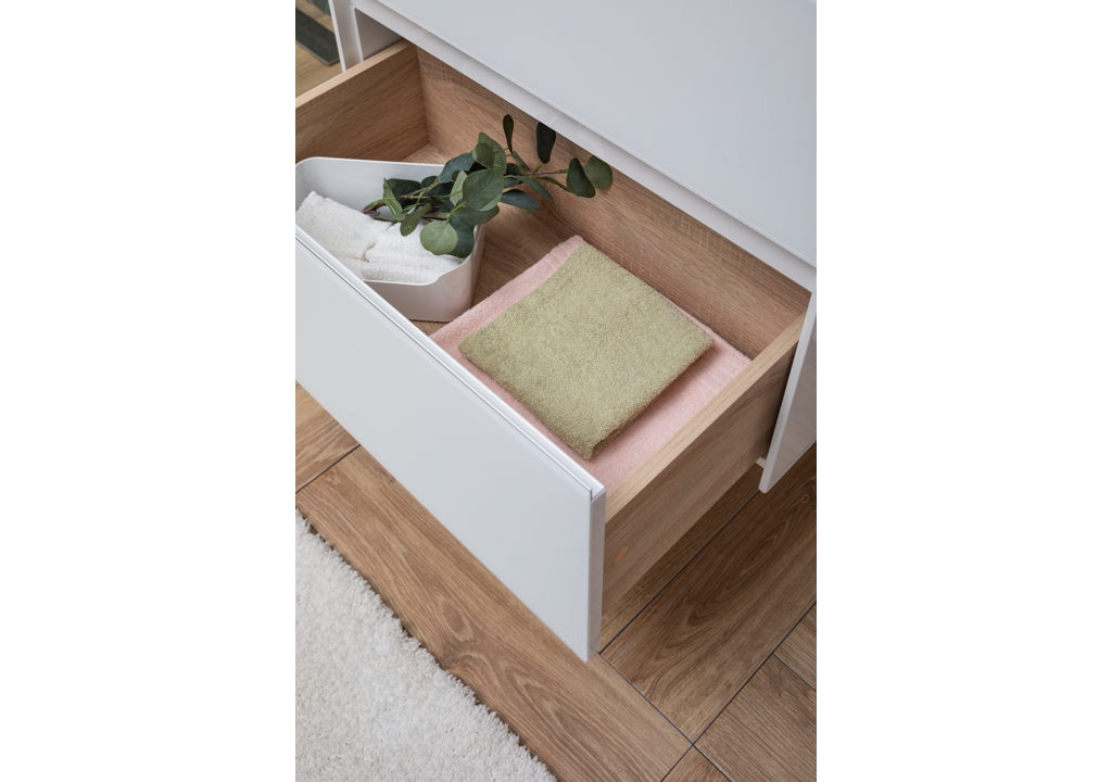 Мебель для ванной Aquanet Гласс 60 белый 00240458 - Вид №5