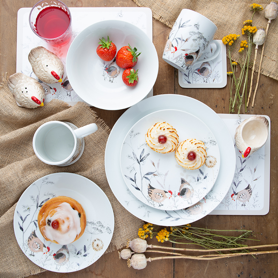 P_0059.628 Тарелка country hens d 20,5 см Price&Kensington  - Вид №1