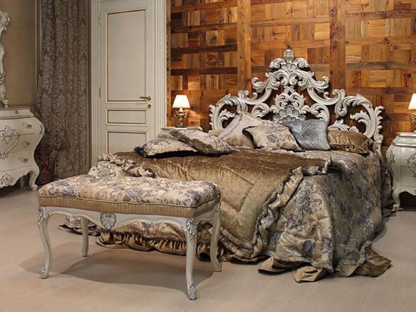 Arvestyle Лакированная двуспальная кровать из массива дерева Letizia Mn-1501 - Вид №1