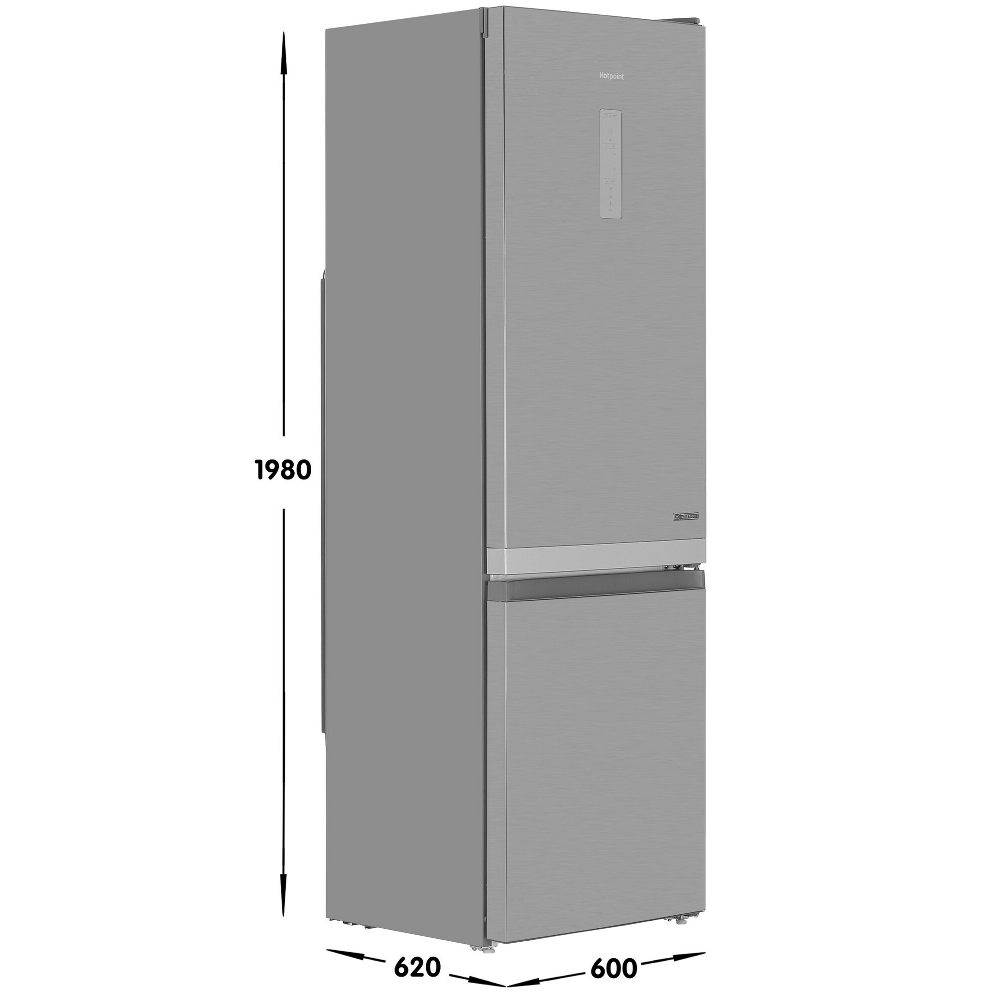 5423991 Холодильник с морозильником   Hotpoint HT 7201I MX O3 серебристый STDN-0022841 - Вид №6