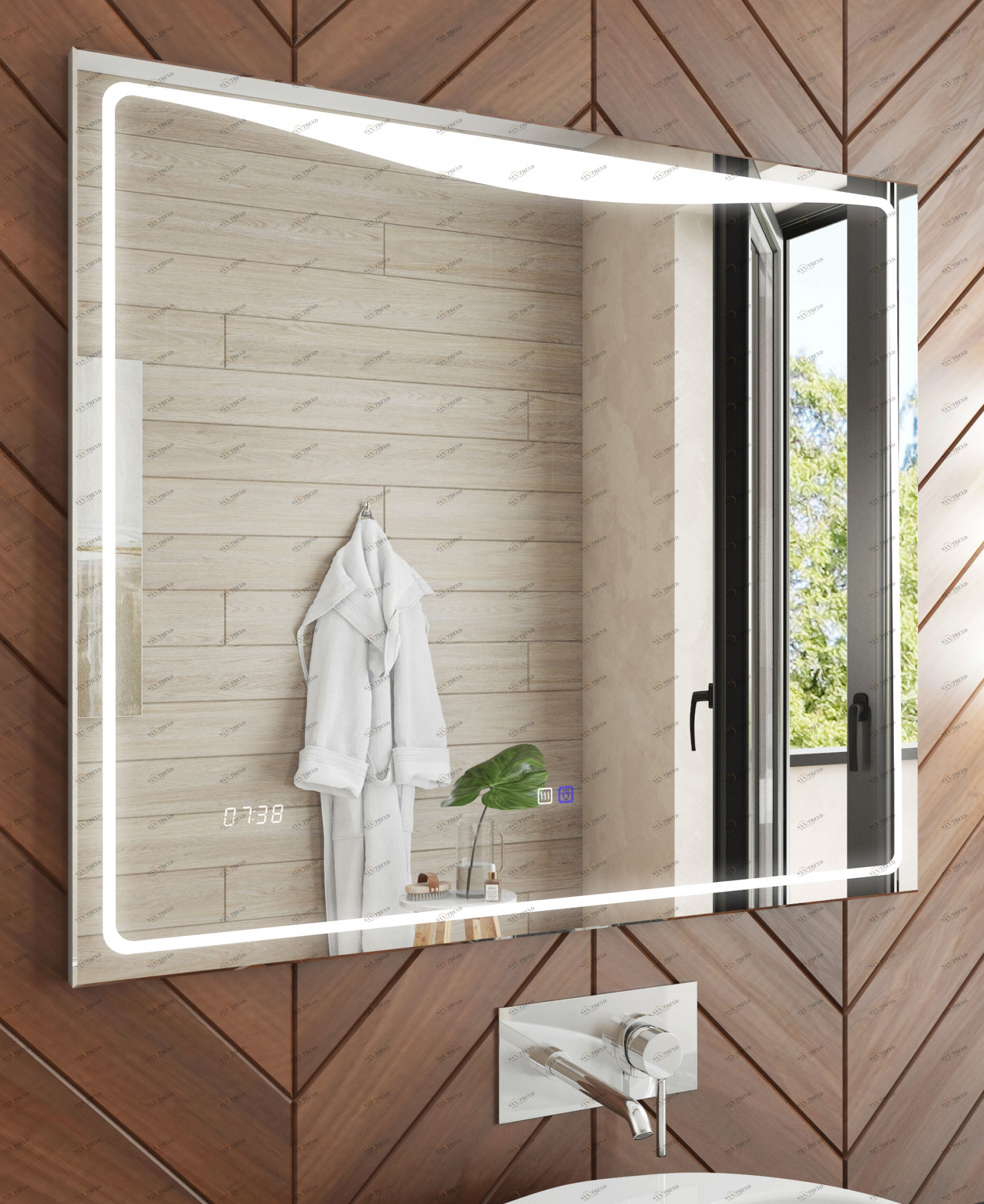 Зеркало Eva Luxe 700 VIGO sun-id-664578