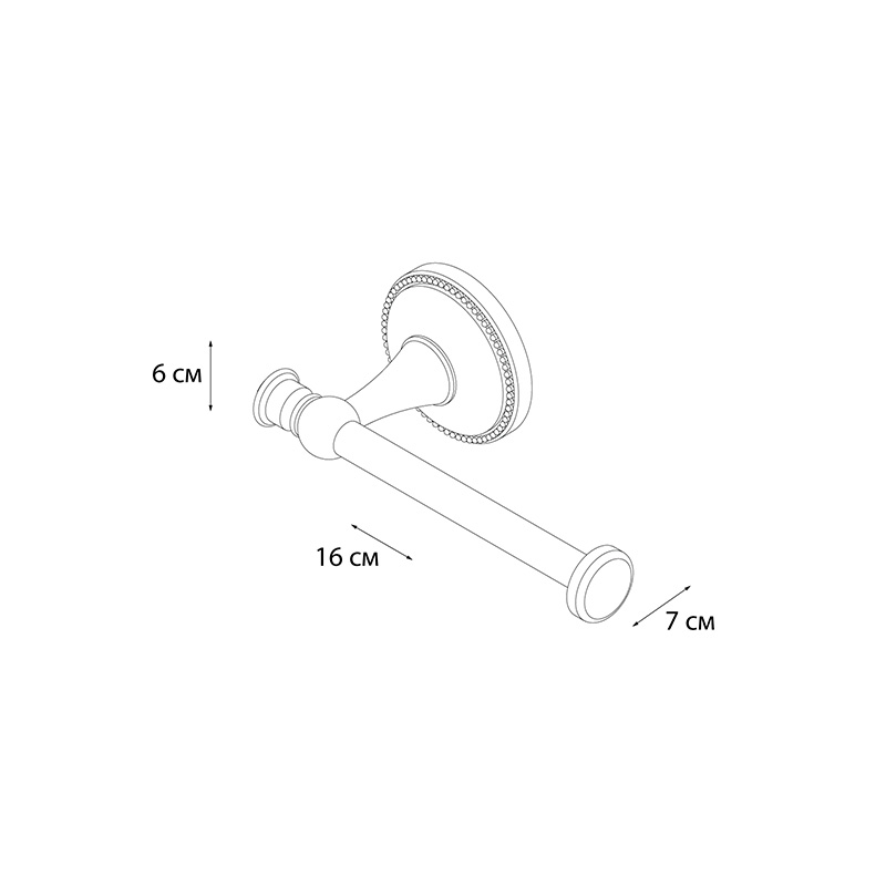 Бумагодержатель запасного рулона Grampus ALFA GR9510A - Вид №2