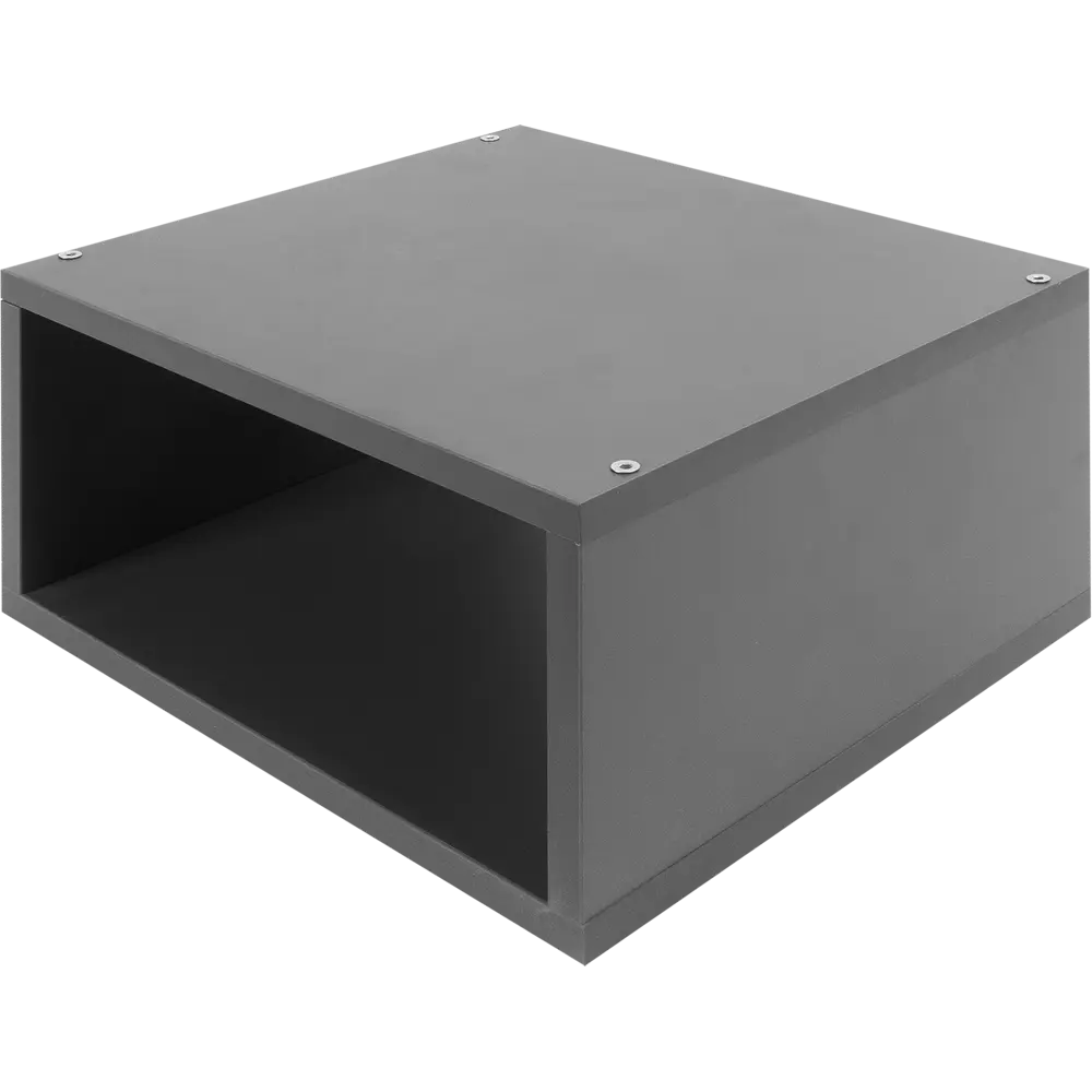 Стеллаж Spaceo KUB 1 секция 18x36.1x31.7 см ЛДСП цвет графит 82731869 STLM-2022240  - Вид №3