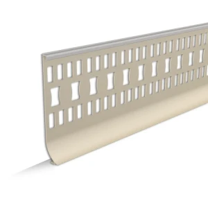 Плинтус ПВХ 100x2200 мм. цвет светло-серый 85570824 STLM-2163588