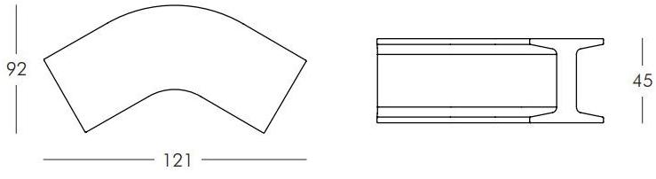 SLIDE Модульная скамья из полиэтилена sun-id-1400674 - Вид №4