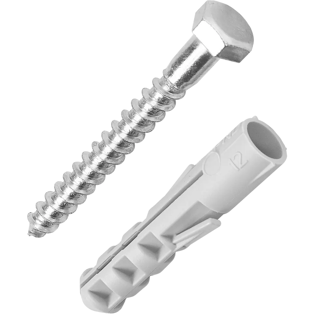 Дюбель распорный STANDERS PND 12х60 мм с шурупом 8х70 мм (4 шт) 83387777 STLM-0040724