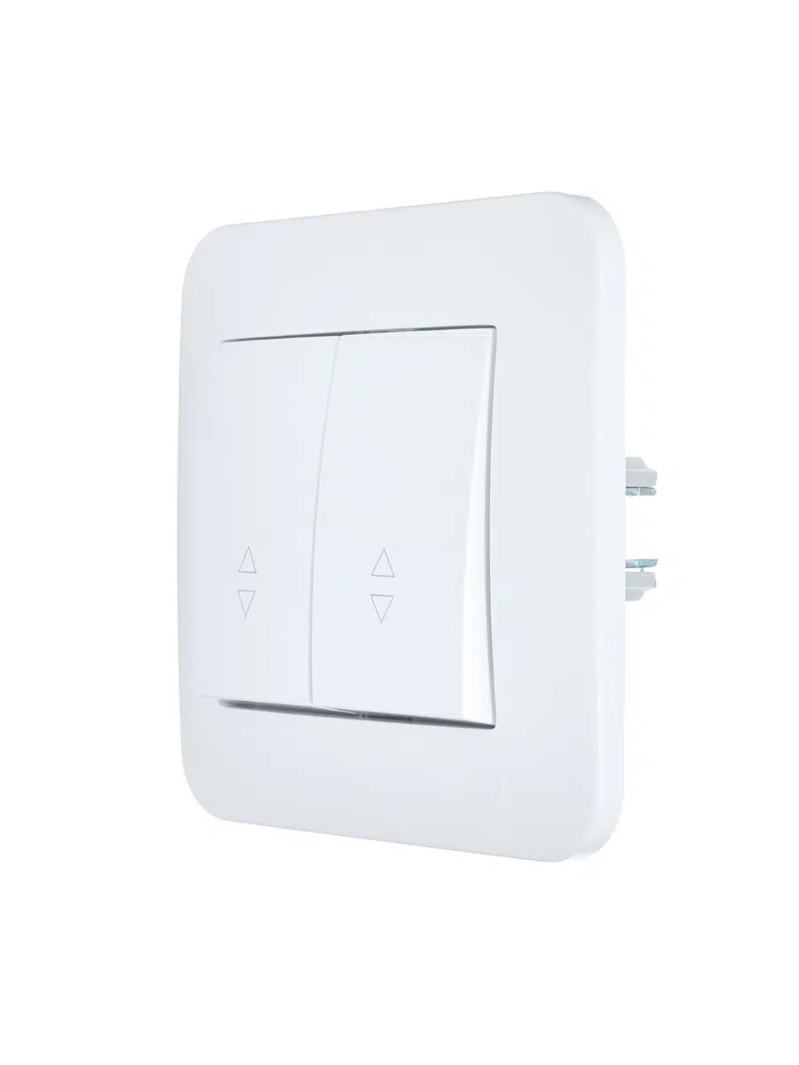 ASTI Выключатель проходной двойной белый LEZARD 7081-0202-106 - Вид №3