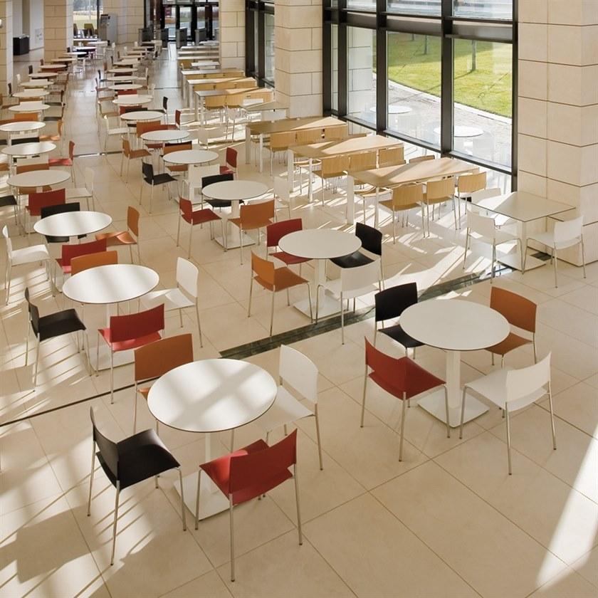 Andreu World Круглый стальной стол Colors Bm4551 - Вид №3