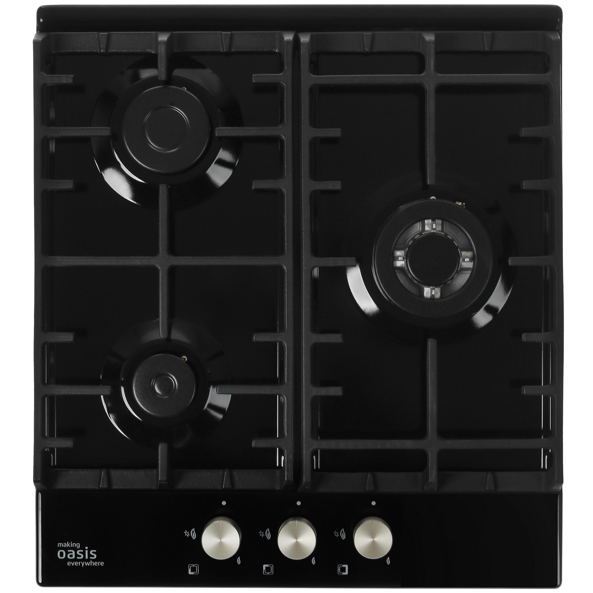 5346130 Газовая варочная поверхность Oasis P-3MBT (B) STDN-0081505