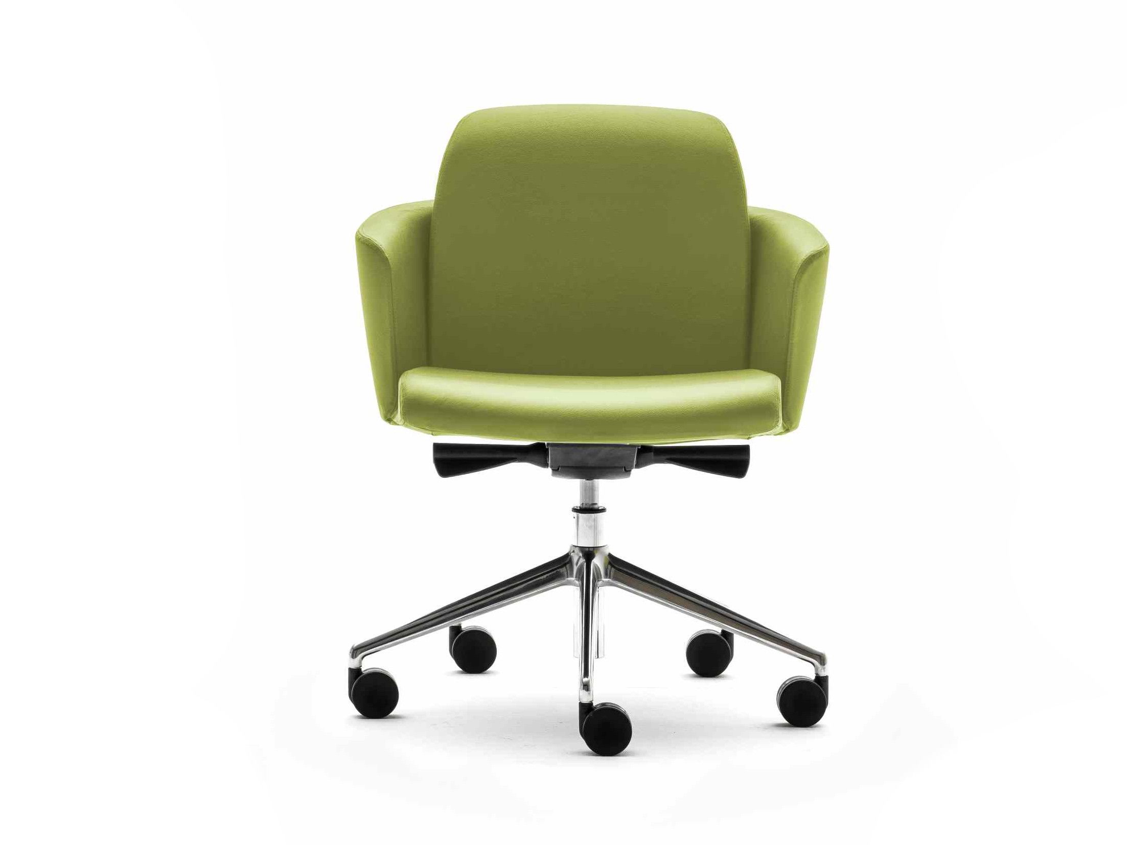 Офисное кресло с регулируемой высотой из кожи Bralco Hub ARCH-00084428 - Вид №1
