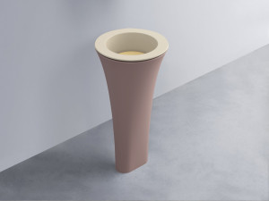 AMLA45-LN+AMPILT-CN+AMCOLT-CP Раковина Amedeo Tondo отдельностоящая cielo Enjoy + Amedeo