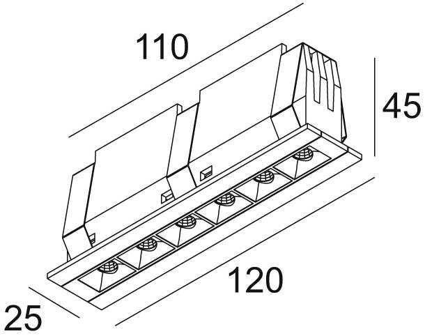 Delta Light Многофункциональный встраиваемый светодиодный светильник Dot.com sun-id-1438144 - Вид №16